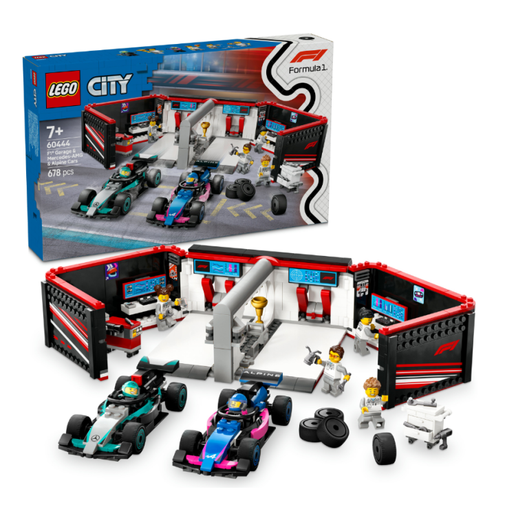 LEGO City – Zastávka v F1 a vozidlá Mercedes - AMG a Alpine